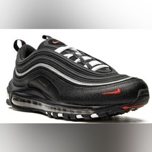 Nike Air Max 97 "Black/Sport Red" sneakers size 6.5y
